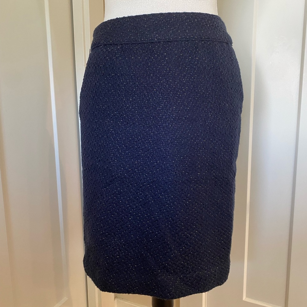 Merona Navy Blue Pencil Skirt
